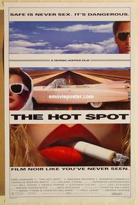 c532 HOT SPOT DS one-sheet movie poster '90 Don Johnson, Virginia Madsen