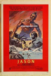 c555 JASON & THE ARGONAUTS one-sheet movie poster R78 Ray Harryhausen