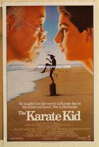 c561 KARATE KID one-sheet movie poster '84 Pat Morita, Ralph Macchio