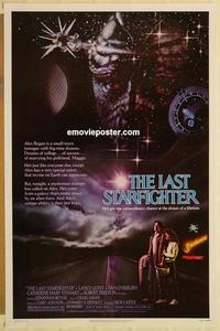 c571 LAST STARFIGHTER one-sheet movie poster '84 Lance Guest, sci-fi