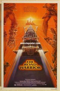 c592 MAD MAX 2: THE ROAD WARRIOR one-sheet movie poster '82 Mel Gibson