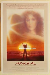 c606 MASK one-sheet movie poster '85 Cher, Eric Stoltz, Bogdanovich