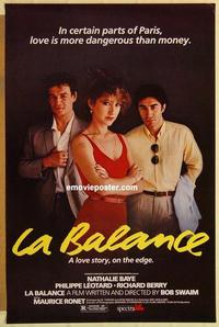 c634 NARK one-sheet movie poster '82 Bob Swaim, French romantic crime!