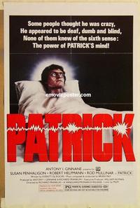 c662 PATRICK one-sheet movie poster '78 Australian sci-fi horror!