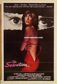 c723 SEDUCTION one-sheet movie poster '82 Morgan Fairchild, Sarrazin
