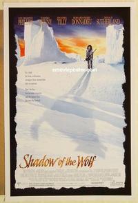 c728 SHADOW OF THE WOLF one-sheet movie poster '92 Lou Diamond Phillips