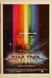 c754 STAR TREK advance one-sheet movie poster '79 Shatner, Bob Peak art!