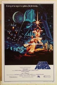 c759 STAR WARS style B 1sh movie poster R92 George Lucas, Harrison Ford