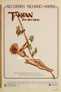 c774 TARZAN THE APE MAN one-sheet movie poster '81 sexy Bo Derek!