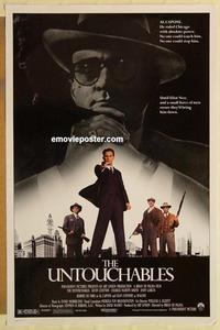 c802 UNTOUCHABLES one-sheet movie poster '87 Kevin Costner, Robert De Niro
