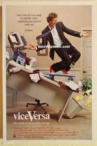 c805 VICE VERSA one-sheet movie poster '88 Judge Reinhold, Fred Savage