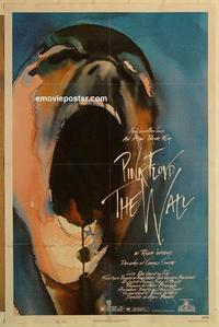 c810 WALL one-sheet movie poster '82 Pink Floyd, Roger Waters, rock&roll!