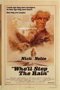 c822 WHO'LL STOP THE RAIN one-sheet movie poster '78 Nick Nolte, Weld
