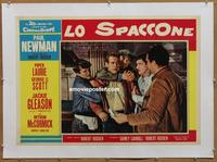 d147 HUSTLER linen Italian photobusta movie poster '61 Paul Newman