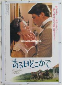 d222 SOMEWHERE IN TIME linen Japanese movie poster '80 Chris Reeve