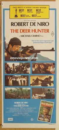 e554 DEER HUNTER Australian daybill movie poster '78 Robert De Niro, Walken