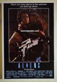 e079 ALIENS Australian one-sheet movie poster '86 James Cameron, Sigourney Weaver
