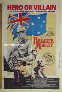 e112 BREAKER MORANT Australian one-sheet movie poster '80 Hero of Villain?