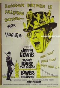 e152 DON'T RAISE THE BRIDGE, LOWER THE RIVER Australian one-sheet movie poster '68