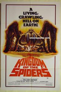 e228 KINGDOM OF THE SPIDERS Australian one-sheet movie poster '77 cool image!