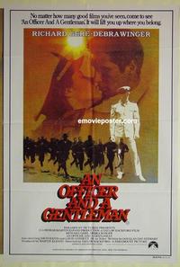 e276 OFFICER & A GENTLEMAN Australian one-sheet movie poster '82 Richard Gere
