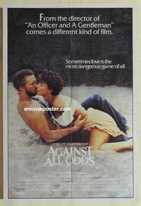 e074 AGAINST ALL ODDS Australian one-sheet movie poster '84 Jeff Bridges, Ward