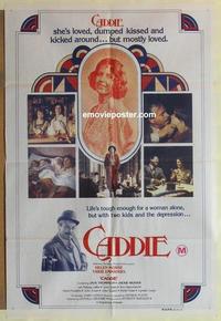 e121 CADDIE Australian one-sheet movie poster '76 Australian romance, Helen Morse