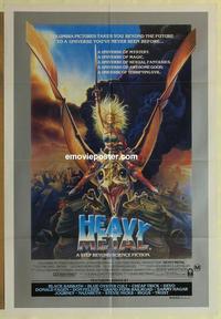 e202 HEAVY METAL Australian one-sheet movie poster '81 classic animation!