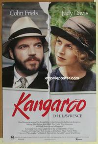 e224 KANGAROO Australian one-sheet movie poster '86 Colin Friels, Judy Davis