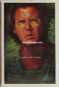 e267 MOSQUITO COAST Australian one-sheet movie poster '86 Harrison Ford, Weir