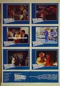 e044 BACK TO THE FUTURE Australian lobby card movie poster '85 Michael J. Fox