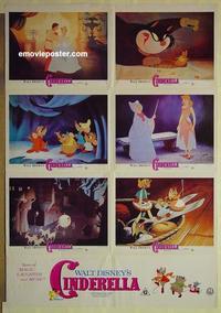e045 CINDERELLA Australian lobby card movie poster R84 Walt Disney classic