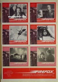 e046 FIREFOX Australian lobby card movie poster '82 Clint Eastwood, Jones