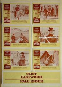 e052 PALE RIDER Australian lobby card movie poster '85 Clint Eastwood