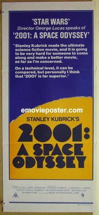 e401 2001 A SPACE ODYSSEY 'yellow' Aust daybill R78