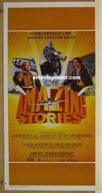 e420 AMAZING STORIES Australian daybill movie poster '85-'87 Spielberg