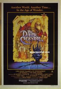e141 DARK CRYSTAL Australian one-sheet movie poster '82 Jim Henson, Frank Oz