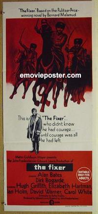 e601 FIXER Australian daybill movie poster '68 John Frankenheimer
