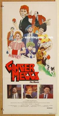 e627 GINGER MEGGS Australian daybill movie poster '82 Aussie comedy!