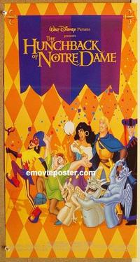 e692 HUNCHBACK OF NOTRE DAME Australian daybill movie poster '96 Disney