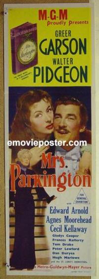 e850 MRS PARKINGTON Australian daybill movie poster '44 Greer Garson