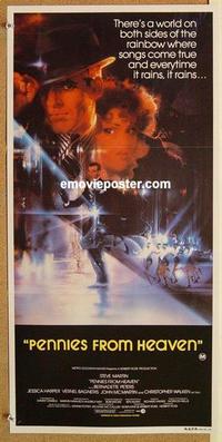 e897 PENNIES FROM HEAVEN Australian daybill movie poster '81 Steve Martin
