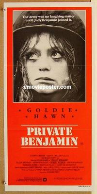 e930 PRIVATE BENJAMIN Australian daybill movie poster '81 Goldie Hawn