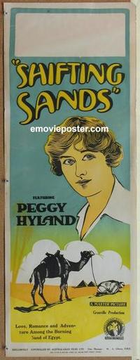 e030 SHIFTING SANDS long Australian daybill movie poster '23 Peggy Hyland