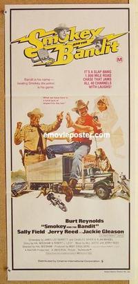 f017 SMOKEY & THE BANDIT Australian daybill movie poster '77 Burt Reynolds