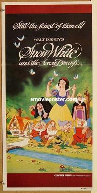 f021 SNOW WHITE & THE SEVEN DWARFS Australian daybill movie poster R83