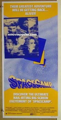 f033 SPACECAMP Australian daybill movie poster '86 teens in space!