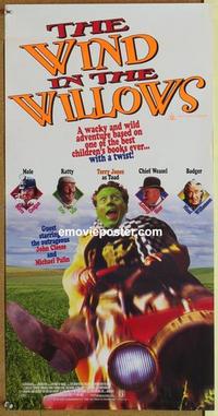 e038 WIND IN THE WILLOWS Australian daybill movie poster '96 Terry Jones