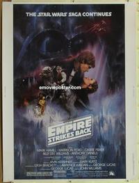 f014 EMPIRE STRIKES BACK 30x40 movie poster '80 George Lucas