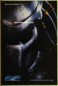 g024 ALIEN VS PREDATOR teaser style A one-sheet movie poster '04 Predator